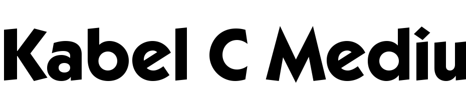 Kabel C Medium Bold Font Download Free